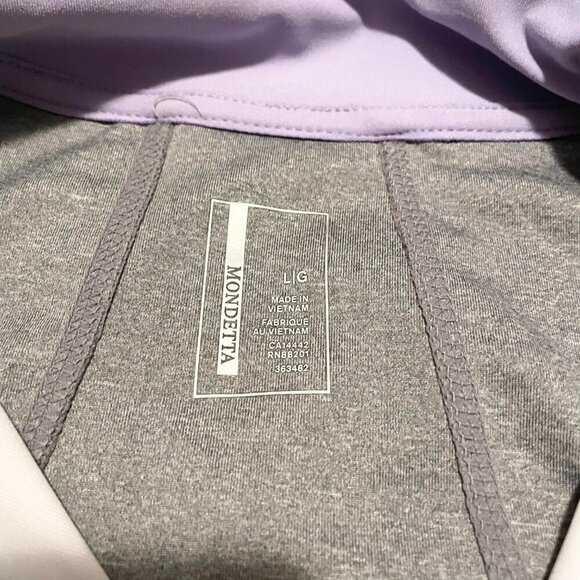 Mondetta Activewear Zip up Womens Largemonde Running Jacket Flaws - Picture 3 of 16